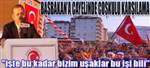 �ayeli�nde Ba�bakan�a Co�kulu Kar��lama